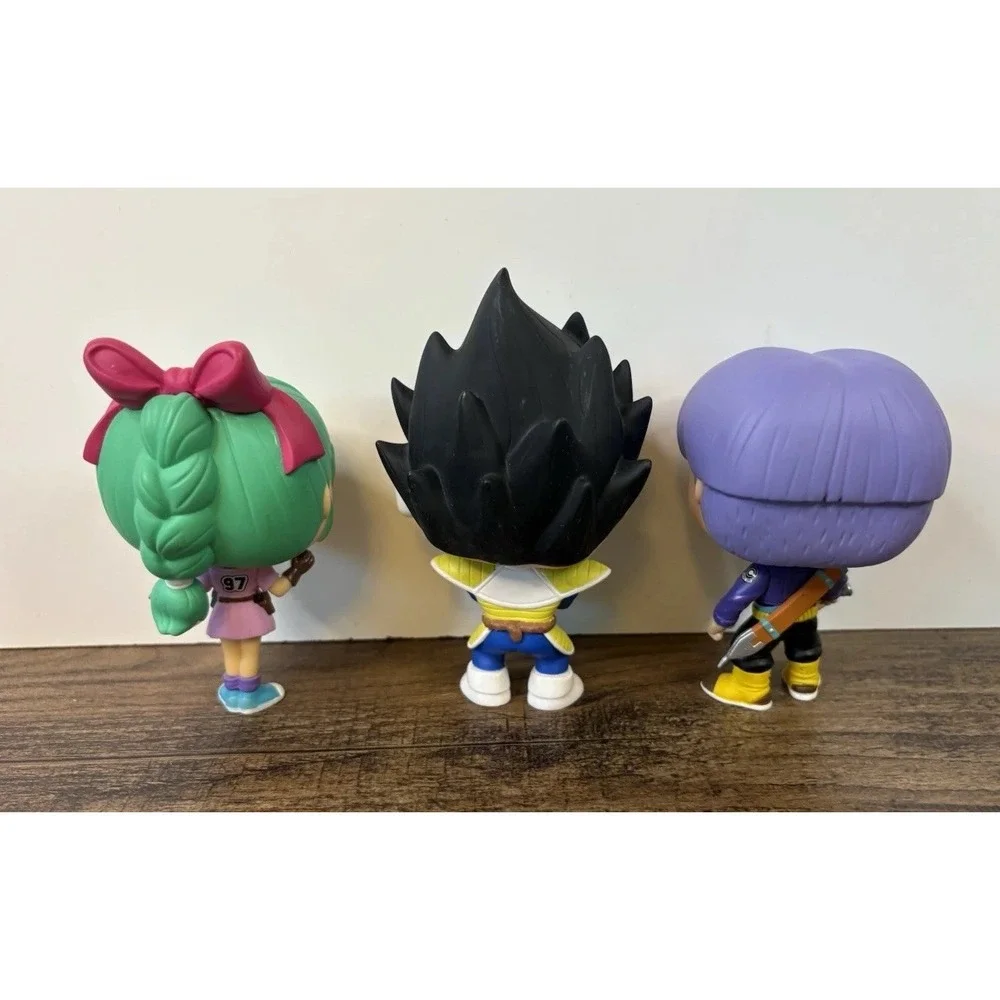 Funko Pop! Dragon Ball Vinyl Figure Lot Bulma Trunks Vegeta
